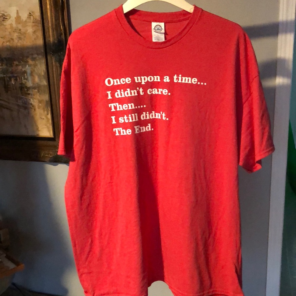 Delta Pro Weight 3XL Red “Once upon a time.. I didn’t care. Then.. I still didn’